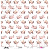 Papers For You Baby Girl World Vellum Paper Pack (6pcs) (PFY-3490) ( PFY-3490)